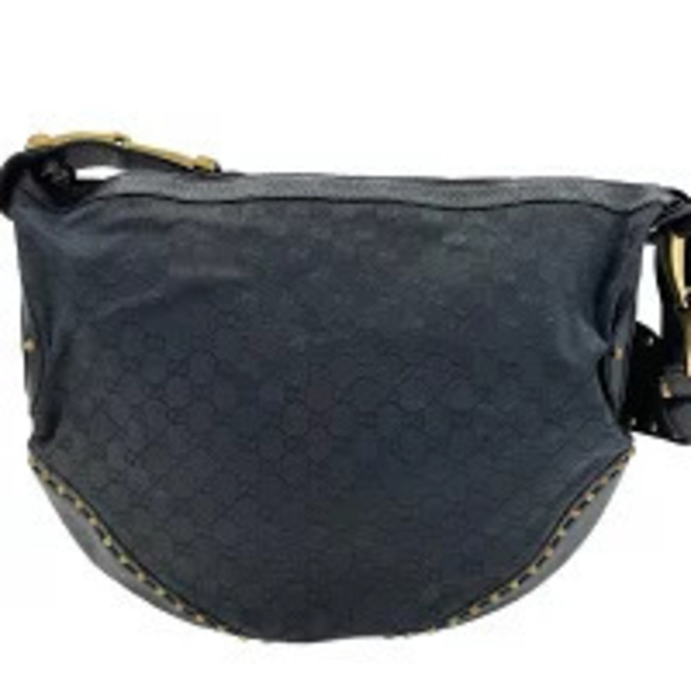 Gucci GG Canvas Shoulder Bag Black
